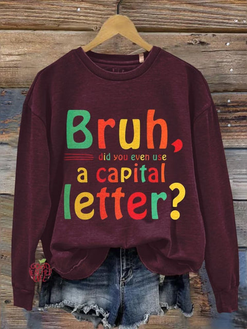 English Teacher Casual Sweatshirt