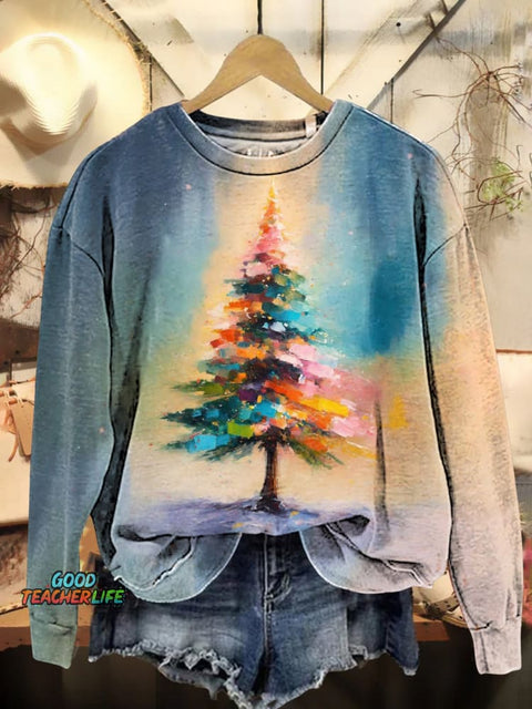 Christmas Tree Casual Sweatshirt