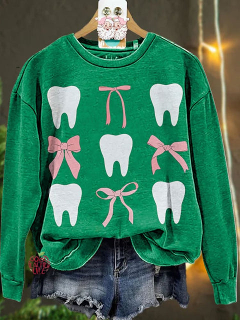 Christmas Dental Future Dentist Gift for Dental Casual  Sweatshirt