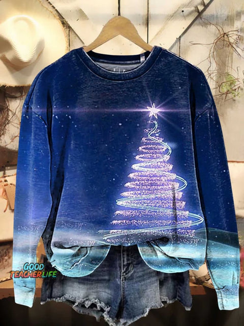 Christmas Tree Casual Sweatshirt