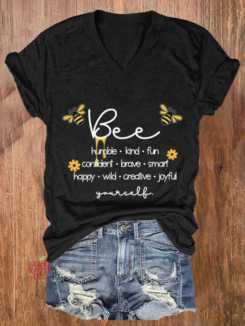 Bee  unisex printed T-shirt