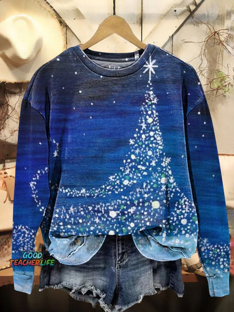 Christmas Tree Casual Sweatshirt