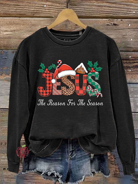 Christian Jesus The Reason Xmas Casual  Sweatshirt