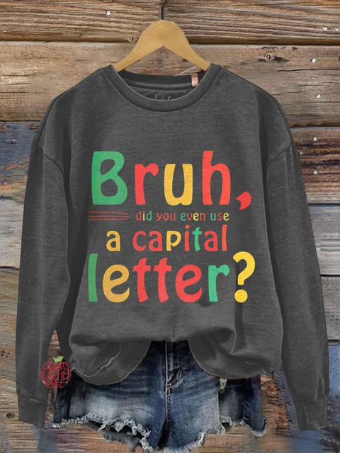 English Teacher Casual Sweatshirt