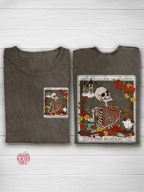 Ghost Of Death Creative Design Teacher T-shirt