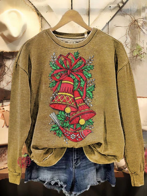 Christmas Bells Casual Sweatshirt