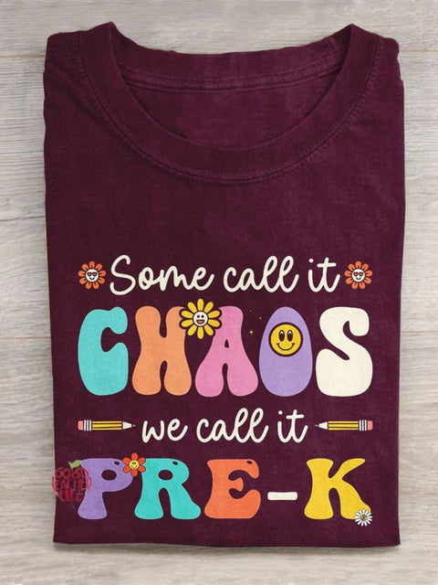 Pre-k Teacher Creative Design T-shirt