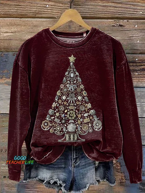 Christmas Tree Casual Sweatshirt