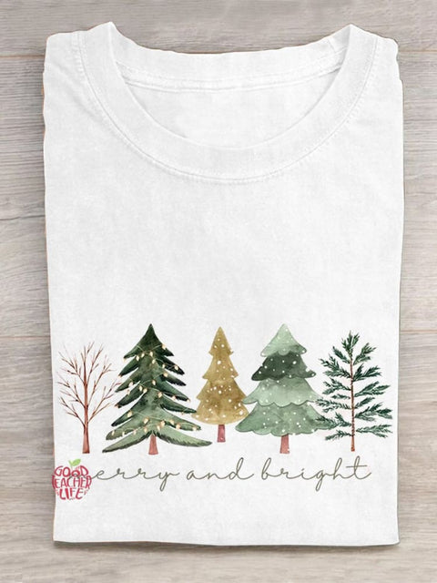 Merry and Bright Trees T-Shirt