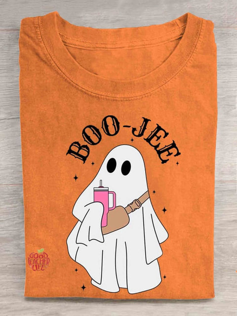 Boo-Jee Ghost Halloween T-shirt