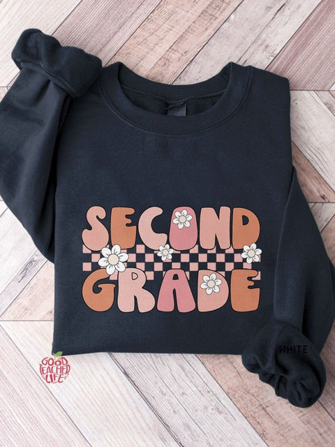 Second Grade Teacher Sweatshirt