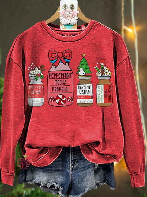 Christmas Nurse Casual  Sweatshirt