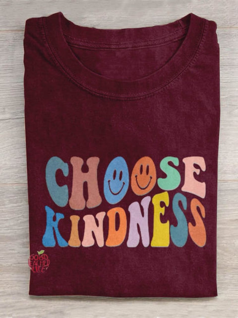 Choose Kindness Art Print Design T-shirt