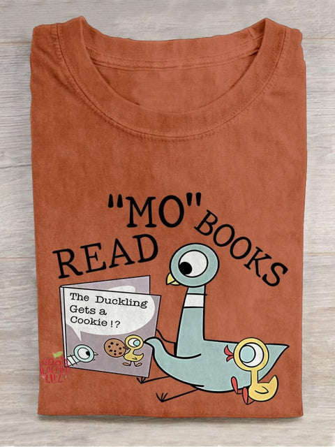 Read More Books Teacher Casual Print T-shirt