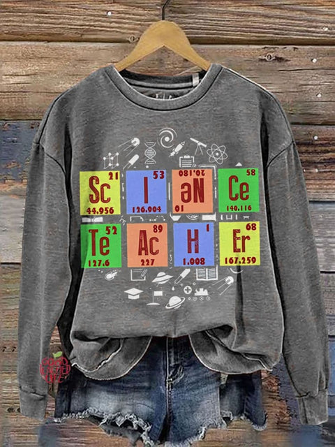 Teacher Science Casual  Sweatshirt