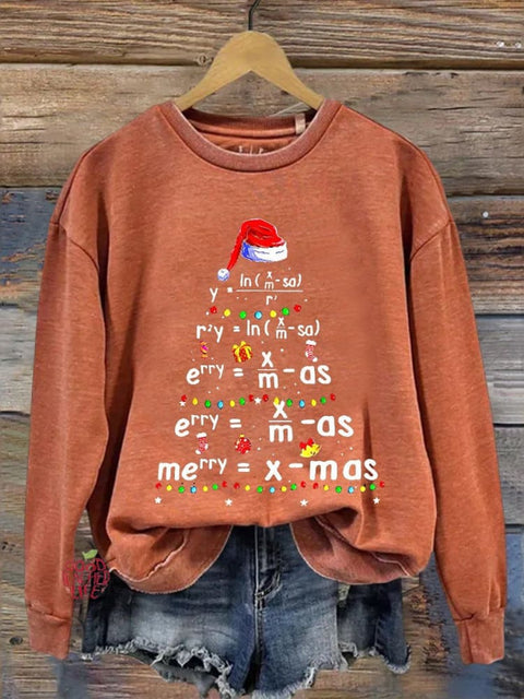 Christmas Math Teacher Casual  Sweatshirt