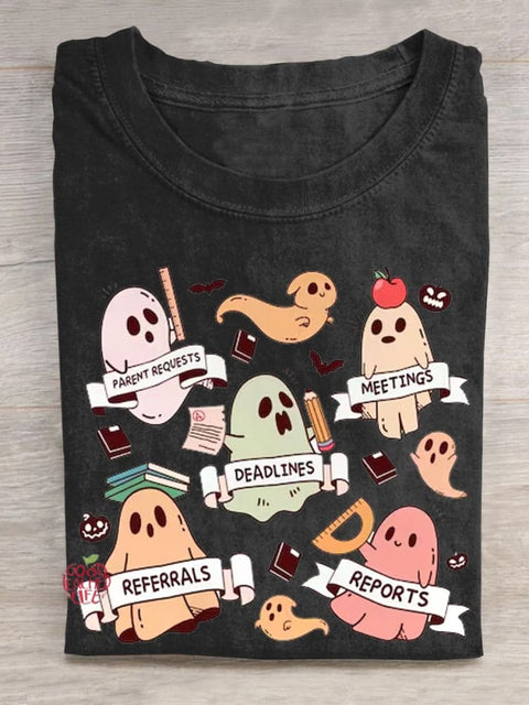 School Teacher Halloween T-shirt