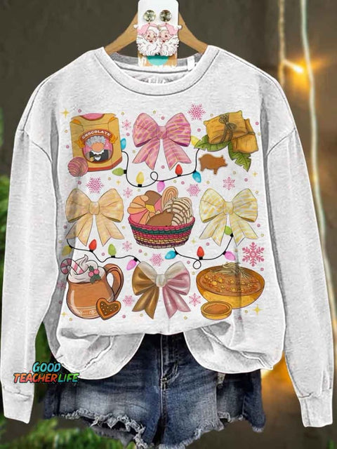 Christmas Tis The Season Mexican Christmas Casual  Sweatshirt