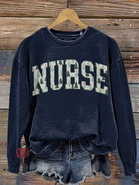 Nurse Christmas tree Casual  Sweatshirt