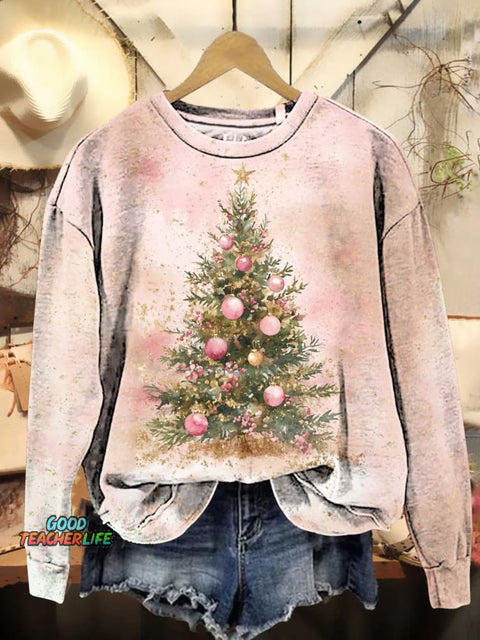 Christmas Tree Casual Sweatshirt