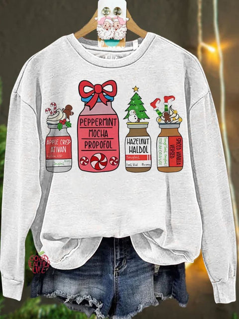 Christmas Nurse Casual  Sweatshirt