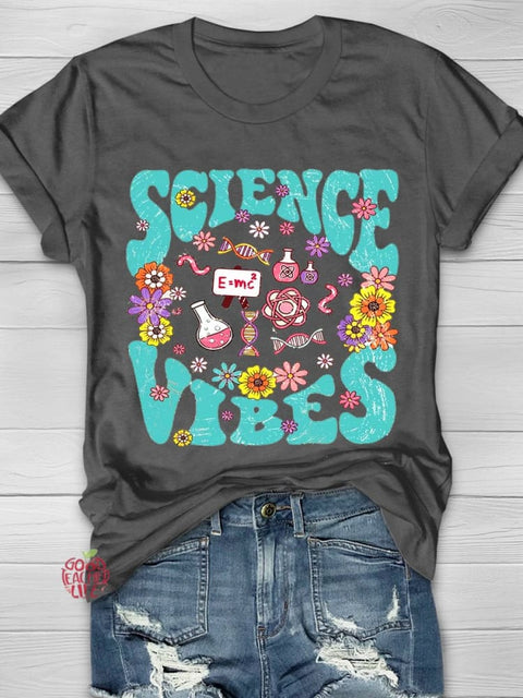 Science Vibes Teacher T-shirt