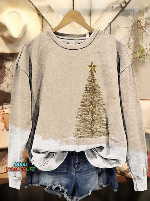 Christmas Tree Casual Sweatshirt