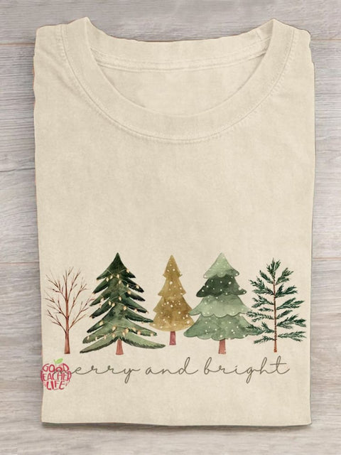 Merry and Bright Trees T-Shirt