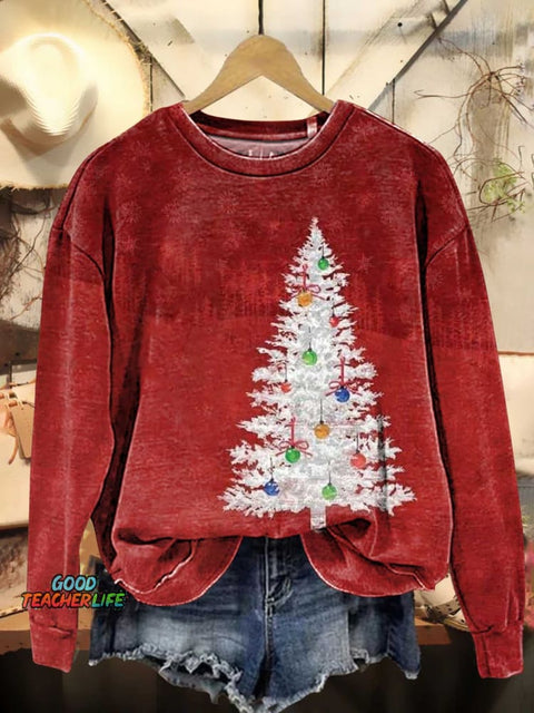 Christmas Tree Casual Sweatshirt