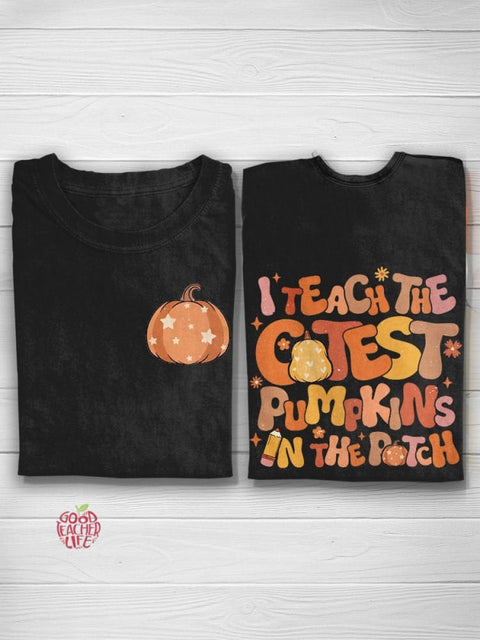 I Teach The Pumpkins Creative Design Teacher T-shirt