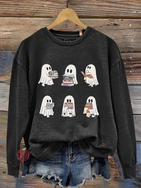 Ghost Reading Teacher Sweatshirt