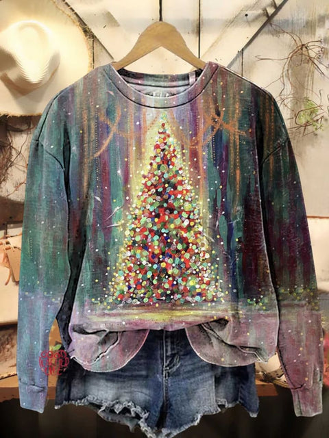 Christmas Tree Casual Sweatshirt