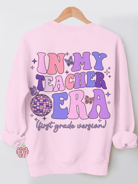 In My Teacher Era Teacher Casual Sweatshirt