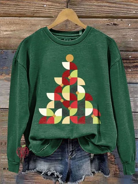 Christmas Art Print Casual Sweatshirt