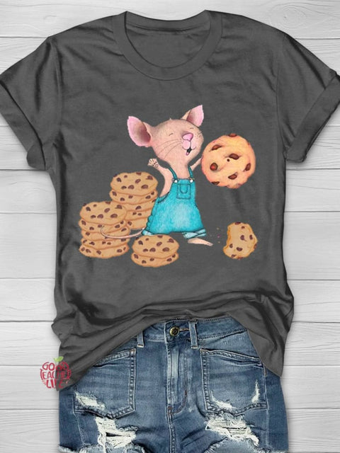 If You Give A Mouse A Cookie Toddler Youth and Adult Teacher T-shirt