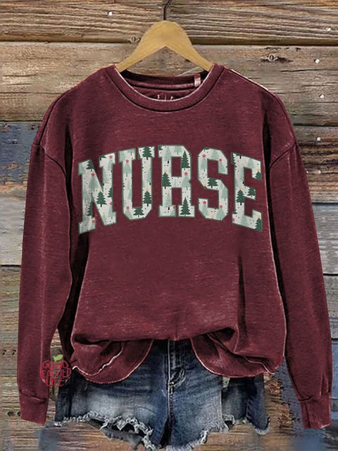 Nurse Christmas tree Casual  Sweatshirt