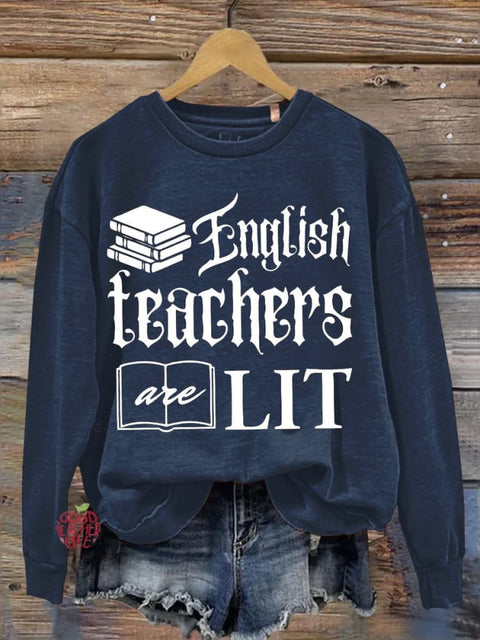 English Teacher Casual Sweatshirt