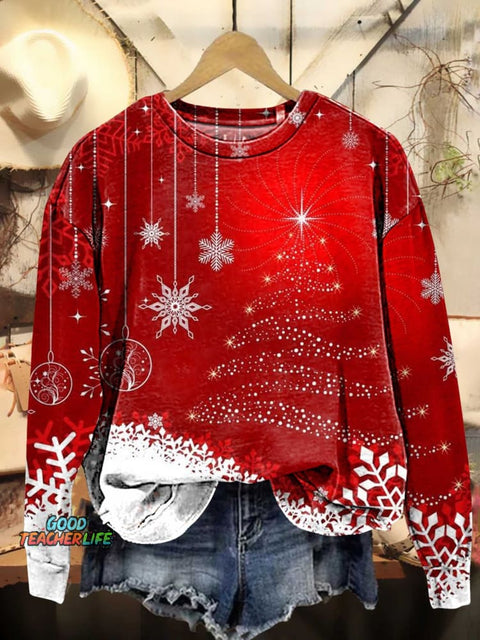 Christmas Tree Casual Sweatshirt