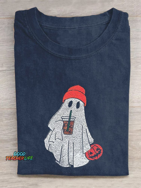 Ghost With Iced Coffee T-Shirt