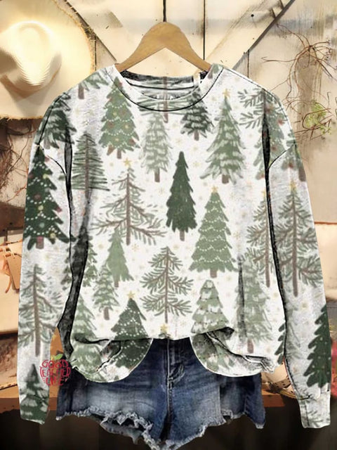 Christmas Tree Casual Sweatshirt