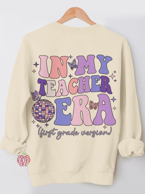 In My Teacher Era Teacher Casual Sweatshirt