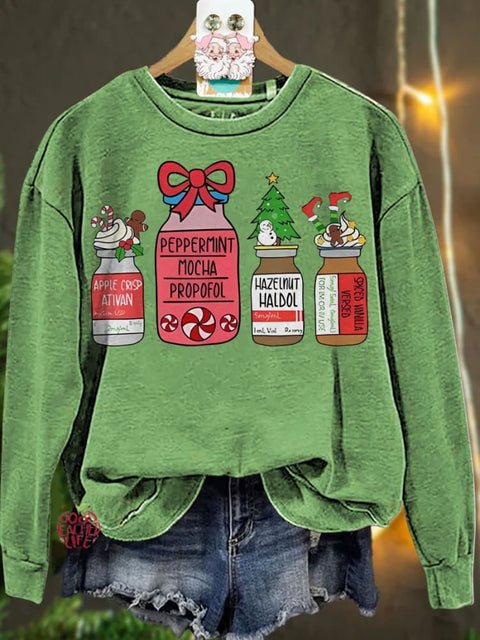 Christmas Nurse Casual  Sweatshirt