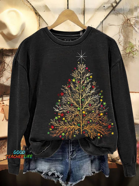 Christmas Tree Casual Sweatshirt