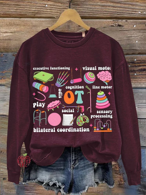 Occupational Therapy Teacher Casual Sweatshirt