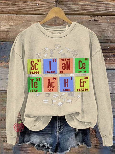 Teacher Science Casual  Sweatshirt