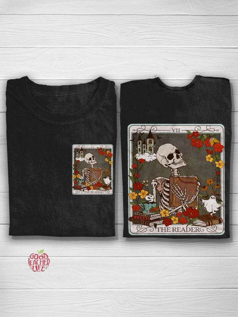 Ghost Of Death Creative Design Teacher T-shirt