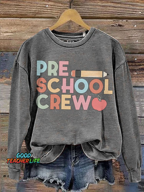 Teacher Personalized Preschool Casual  Sweatshirt
