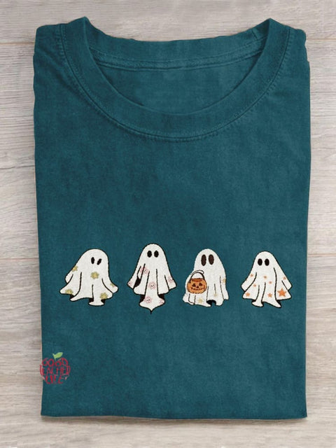 Ghost Pumpkin Creative Design Teacher T-shirt