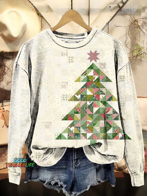 Christmas Tree Casual Sweatshirt