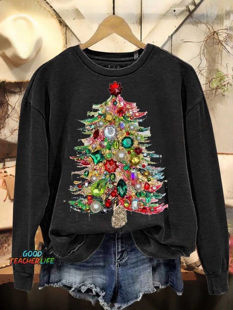 Christmas Tree Casual Sweatshirt